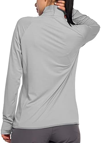 Женска риза, със защита от Слънцето и Ултравиолетовите UPF 50+ и е с Дълъг ръкав, Лека Спортно Яке за Джогинг и Пешеходен Туризъм