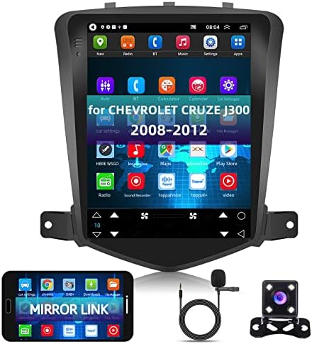 Podofo Android Авто Радио Стерео за Chevrolet Cruze J300 2009-2014, 9.7-Инчов HD Капацитивен Сензорен екран,