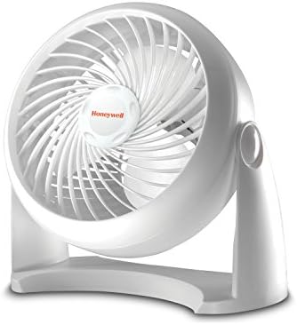 Тенис на циркулационна фен Honeywell HT-904 TurboForce-Малък, Бял на цвят – Безшумен персонален вентилатор за дома или