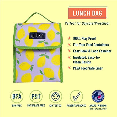 Случайна чанта за обяд Wildkin Kids за момчета и момичета, множество чанта за обяд, идеален за дневна грижа