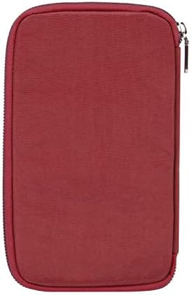 Travelon унисекс-портфейл за семейна паспорт с RFID заключване от полиестер за възрастни, с цип, Сив Хедър, 4,75 8,25 x x .5