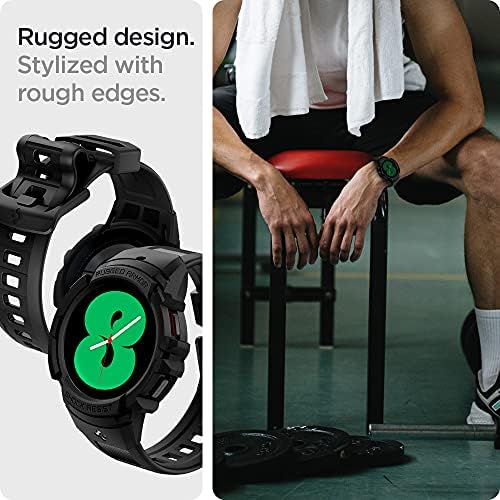 Spigen Rugged Armor Pro е Разработен за Samsung Galaxy Watch5, Galaxy Watch4 Band с защитен калъф 40 мм (2022/2021) - Майка