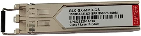 Оптично радиостанцията QSFPNESE 1.25 G SFP, 1000BASE-SX SFP, 850 нм MMF до 550 M, съвместим със Cisco GLC-SX-MMD, Meraki,