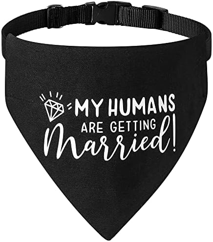 Подарък за участието, Нашийник-Кърпа за кучета Моите хора се женят, Подпори За Сватбената Фотосесия, Шал за домашни