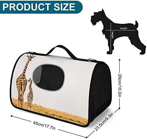 Майка Жираф Переноска За Домашни Любимци Puppy Малка Чанта За Носене Чанта за Пътуване На Открито Пазаруване