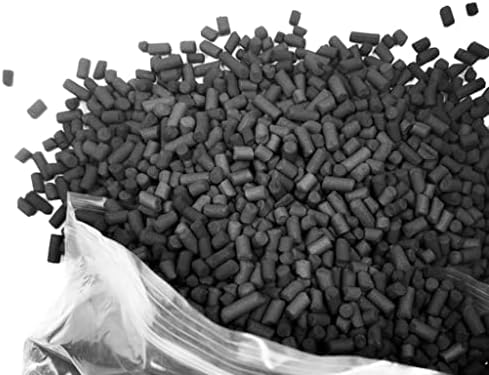 Професионален гранулиран активен въглен от премиум-клас 4 мм в опаковка - 5 паунда (1 паунд х 5 торби)