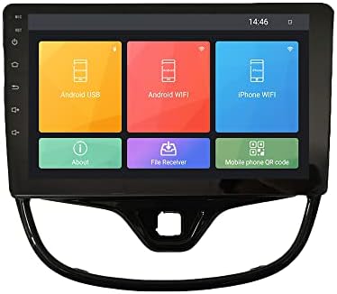 Андроид 10 Авторадио Автомобилната навигация Стерео Мултимедиен плейър GPS радио 2.5 D Сензорен екран forOPEL (Карл винфас 2018-2021 Восьмиядерный 4 GB RAM И 64 GB ROM (CarPlay / Android Auto)