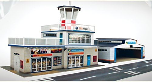 Комплект за производство на картонени модели на летище CityBuilder и закачалка - O Мащабна Жп модел на сградата