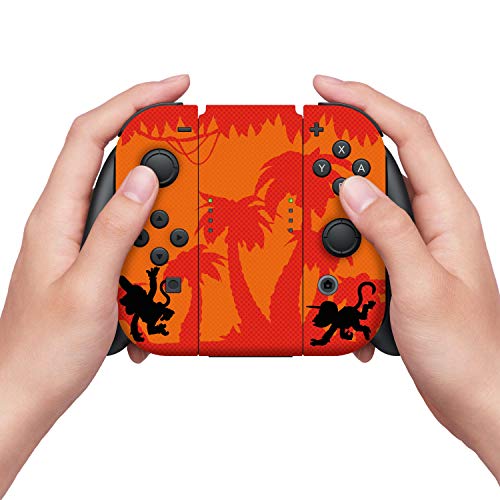 Официално лицензиран набор от скинове и протектори за Nintendo Switch-Controller Gear - Donkey Kong - Diddy Конг Blast