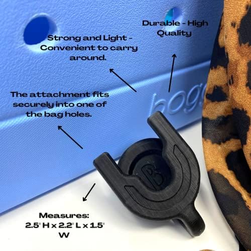 BOGLETS - Ключодържател-тоут-стойка за телефон с разтегателни елементи за контакти, Съвместим с торби Bogg, Simply Southern Bag или други подобни плажни чанти-тоут