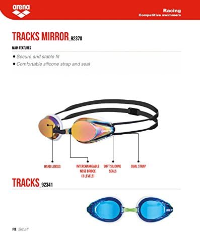 спортни очила за плуване за младежи и възрастни Arena Tracks