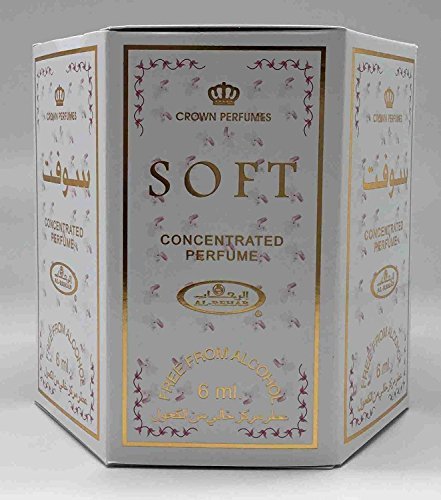 Устойчиви на парфюми AL-Rehab Soft Attar без алохола 6 мл. опаковка от 12