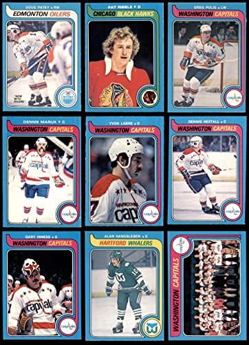 1979-80 Сет екип О-Пи-Джи Вашингтон Кепитълс Вашингтон Кепитълс-Хокей (сет) EX/MT+ Кепитълс-Хокей на лед