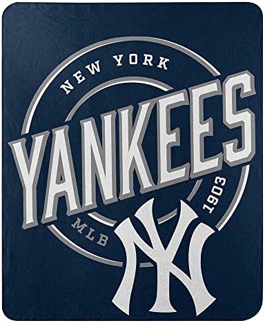 Северо-Западното Официално Лицензиран флисовое одеяло MLB 50 x 60 (Ню Йорк Янкис)