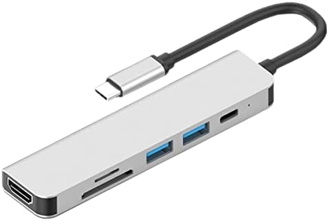 Адаптер за зареждане на Mobestech Адаптер за зареждане 6 в 1 многопортовый USB hub USB-Конвертор Многопортовый USB Hub USB-USB