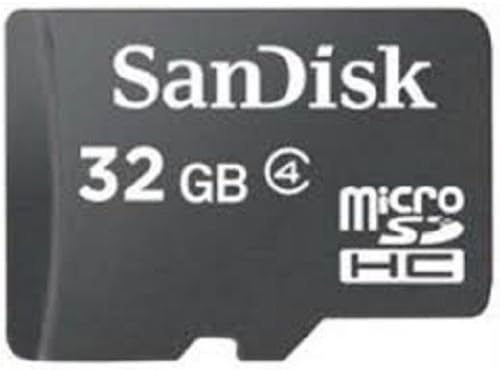 Карта памет SanDisk 32GB Class 4 Micro SDHC работи с поточно плеър Roku Ultra, Roku 4, Roku 3, Roku 2, с всичко, с изключение на устройство за четене на карти Стромболи (TM) (SDSDQM-032G-B35).