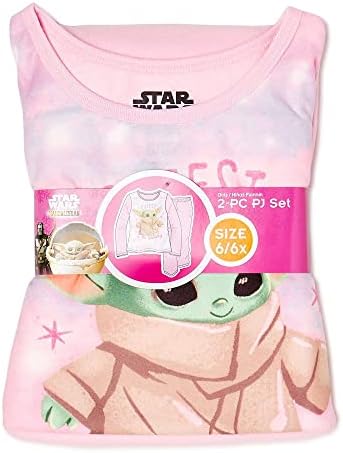Комплект Пижам за сън Disney Girls Star Wars Baby Йода от 2 теми
