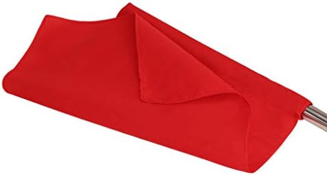 Судейский Флаг Ylucky Команден Ръчно Флаг от Неръждаема Стомана, Червен Сигнален Флаг, Порести Дръжка, Специално