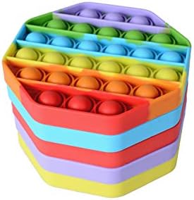 5 Опаковки силиконовата сензорни играчки-неспокойни с мехурчета, за облекчаване на стреса, Офис играчки, за облекчаване на