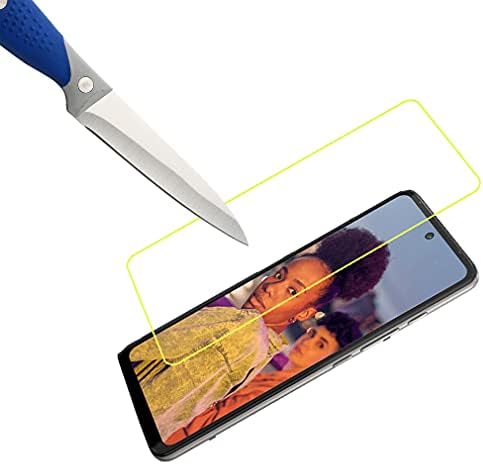Mr.Shield [Комплект от 3 позиции] е Предназначен за Motorola (MOTO G40 Fusion) [Закалено стъкло] [Японското стъкло твърдост 9H] Защитно фолио за екрана с доживотна заместител