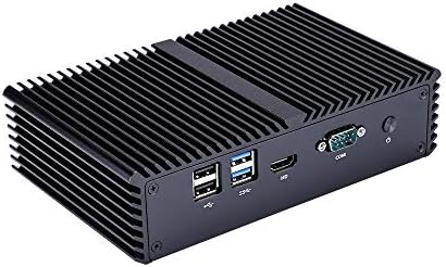 Мини компютър InuoMicro без вентилатор G4005L с 4 локални мрежи, мини-Тенис на Път с 8 GB оперативна памет Ddr3,