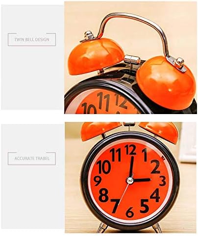 Сладък Цветен Будилник GIRLSIGHT, Настолни Часовници във формата на Orange Тиква с ночником 030.Колекция Jack-o'-Lantern