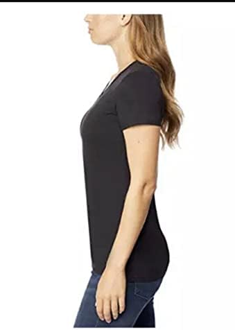 Женска тениска Costco 32 Degrees Cool от 3 теми с къс ръкав и кръгло деколте (3 черни, M)