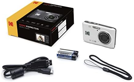 Цифров фотоапарат Kodak PIXPRO FZ45 + калъф за фотоапарат Black Point & Shoot + Карта памет Transcend 64gb SD + Портфейла