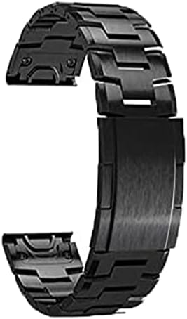 AHGDDA най-Новият гривна от титанова сплав Каишка за часовник Fenix 6X Гривна 22-26 мм за Garmin Fenix 6 6X Pro 5 5XPlus 935 945 D2 Гривна (Цвят: черен размер: за Garmin D2 Bravo)
