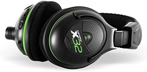 Безжична детска Слушалки Turtle Beach Ear Force X32 с увеличаване на стерео за Xbox 360, Xbox One, PS4, PC (Сертифицирана възстановена)