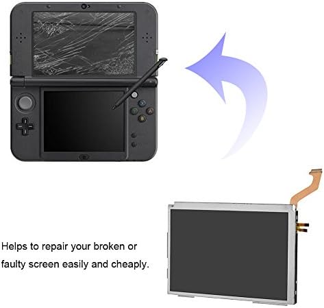 ASHATA Взаимозаменяеми LCD екран за системни игри 3DS XL, Резервни Части, Аксесоари, на най-Горния LCD дисплей