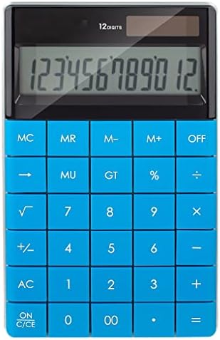 Настолен калкулатор QUUL Универсален Програмист 12 Цифри Двойно Захранване Модерен Бизнес Стил на Ученически Пособия, Офис Калкулатори (Цвят: A размер