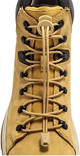 Заключване на връзки за обувки (1 двойка) и Висококачествени Тежкотоварни Ластични Шнурове, без завязок за обувки