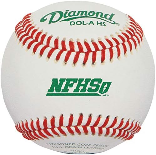 Diamond Dol-Набор от кожени бейзболни топки Официалната лига Nfhs с 12 топки