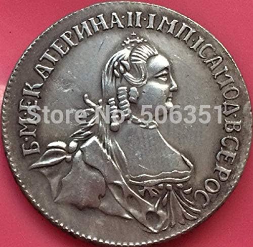 Монета на повикване Руски монети от 20 стотинки 1764 г. Копие на 23 mm Копирна колекция Подаръци Колекция от монети