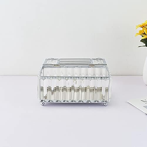 Anncus кутия за помпа в скандинавски стил, творчески кристален кутия за салфетки, подвижна кутия за салфетки, декорация за дома в къща за гости стая - (Цвят: комплект от