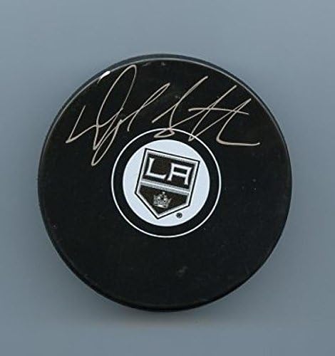 Главният треньор на Лос Анджелис Кингс Дарил Сутер подписа хокей шайба Jsa : M5 - за Миене на НХЛ с автограф
