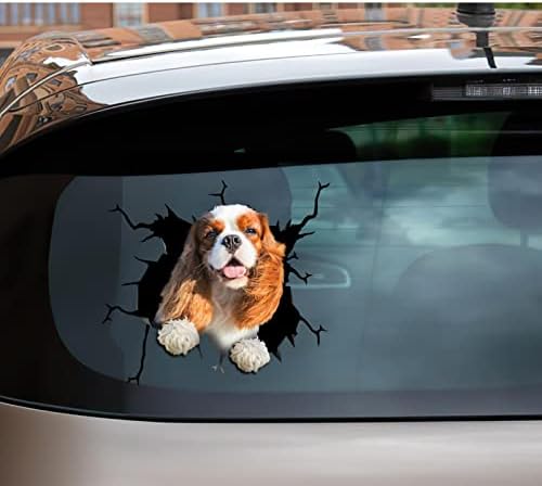 Крал Чарлз Кавалер на Автомобили Стикер Cavalier King Charles Етикети в Прозореца 3D Автомобилни Стикери