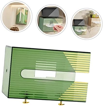 Alipis Box Стенни Кърпа Зелена Органайзер За Съхранение на Ноктите Салфетка Стенни Домакински Почистване на Лицето