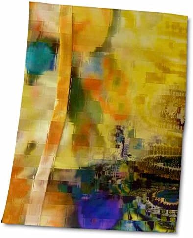 Кърпи 3dRose Florene Digital Contemporary - Обединените топло (twl-25285-1)