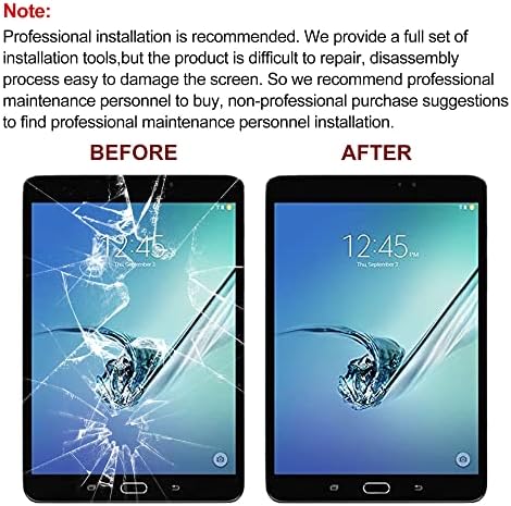 Замяна на обектива на предния панел от стъкло SWARK + ЗЗД, който е съвместим с Samsung Galaxy Tab S6 10.5 инча SM-T860,