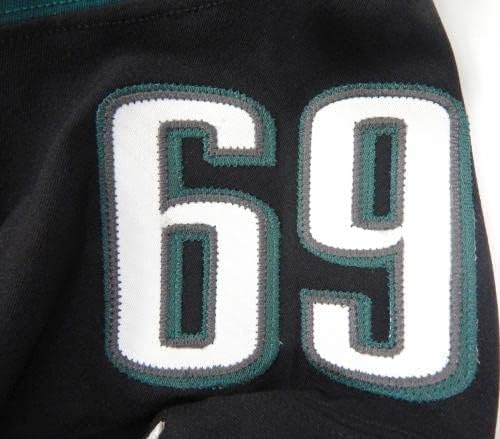 2015 Philadelphia Eagles Брет Бойко 69 Излиза В игра Черна Риза 44 DP29128 - Използваните тениски За игри NFL Без подпис