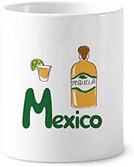 Мексикански Напитки, Маркови Напитки Мексико Четка За Зъби Държач За Химикалки Чаша Поставка Cerac Чаша За Моливи