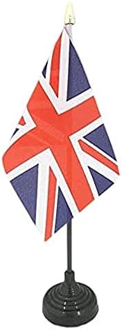 Флаг AZ Тенис на Знаме на Обединеното Кралство 4 x 6 - ВЕЛИКОБРИТАНИЯ - British - England Тенис на Флаг 15 x 10 cm -