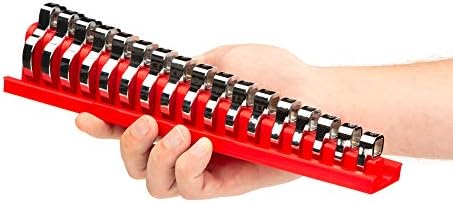 Набор от гаечных ключове TEKTON със задвижване на 3/8 инча, 30 парчета (5/16-1 инч, 8-24 мм) - Rack | Произведено в САЩ |