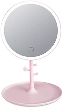 Сензорно Огледало за грим с въртене на 120 градуса, 3 режима на осветление С регулируема яркост, Акумулаторна