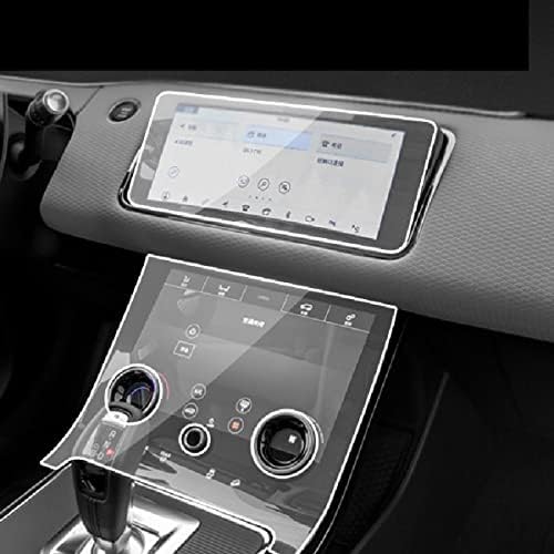 MGUOTP Автомобили Защитно Фолио за GPS навигация, LCD екран, Филмът е от TPU, Защита от надраскване, за Land Range Rover Evoque 2019-2021, Бистра