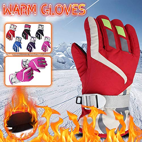 Топли детски Зимни Ръкавици, Непромокаеми ръкавици за студено време, вятър доказателство, Дишащи Ръкавици за спорт на открито,
