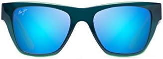 Мъжки и дамски класически Слънчеви очила Ekolu с поляризация Maui Джим, Сини/Зелени/Сиви/Сини Хавай, Средно