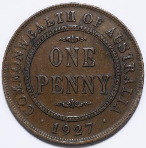 Австралийската монета 1911-1936 години купюри от по 1 стотинка. Издаден при крал Георге V, най-Големият и Подробни монета. 1 Стотинка, на цена от продавача. Циркулирующее ?